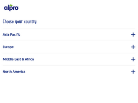 'alpro.com' screenshot