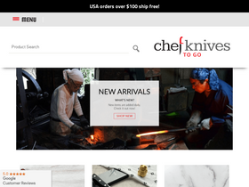 'chefknivestogo.com' screenshot