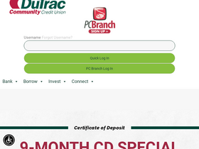 'dutrac.org' screenshot