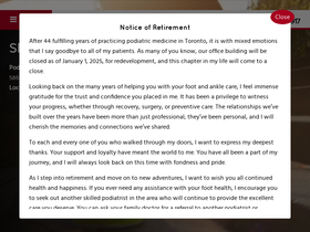 'footcare.net' screenshot