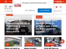 'eldiariosur.com' screenshot