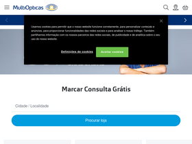 'multiopticas.pt' screenshot