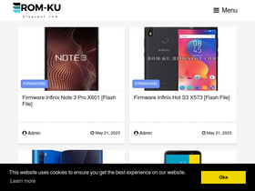 'rom-ku.com' screenshot