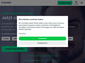 'klugo.de' screenshot