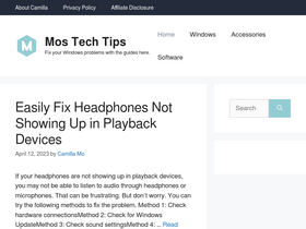 'mostechtips.com' screenshot