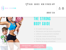 'diaryofafitmommy.com' screenshot