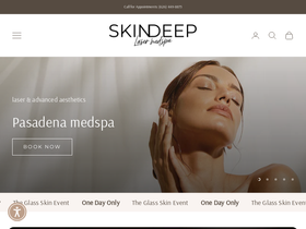 skindeeplaser.com homepage screenshot