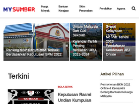 'mysumber.com' screenshot