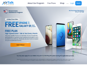 'airtalkwireless.com' screenshot