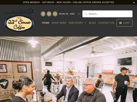 22ndstreetcoffee.com homepage screenshot