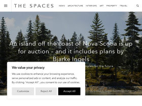 'thespaces.com' screenshot