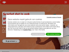 'scarlet.be' screenshot