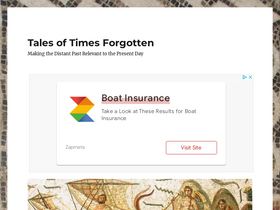 'talesoftimesforgotten.com' screenshot