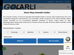 'gokarli.de' screenshot