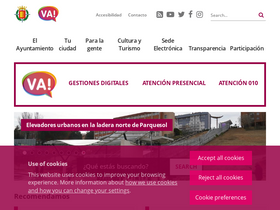 'valladolid.es' screenshot