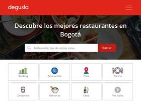 'degusta.com.co' screenshot