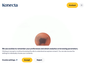 'grupokonecta.com' screenshot