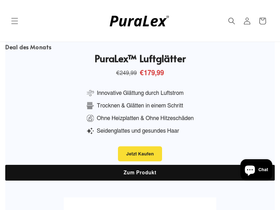 puralex.de homepage screenshot