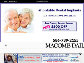 'macombdaily.com' screenshot