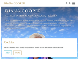 'dianacooper.com' screenshot
