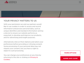 'cushmanwakefield.com' screenshot