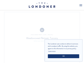 'thelondoner.me' screenshot