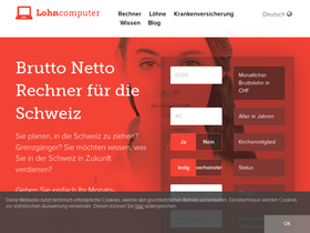 'lohncomputer.ch' screenshot
