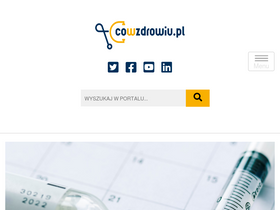 'cowzdrowiu.pl' screenshot