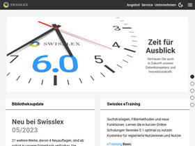 'swisslex.ch' screenshot
