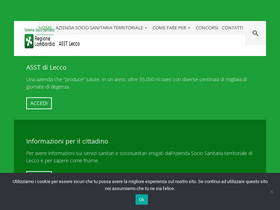 'asst-lecco.it' screenshot