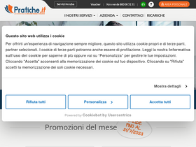 'pratiche.it' screenshot