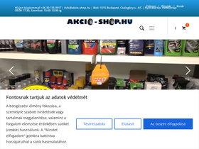'akcio-shop.hu' screenshot