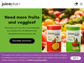 'juiceplus.com' screenshot