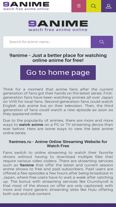 9anime.to - Watch Anime English Online Free website