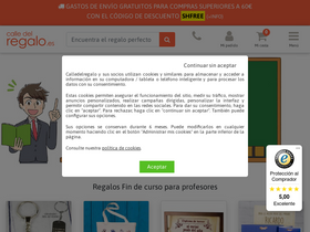 'calledelregalo.es' screenshot