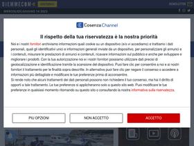 'cosenzachannel.it' screenshot
