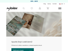 'myloview.cz' screenshot