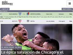 'soloascenso.com.ar' screenshot