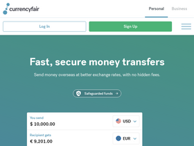 'currencyfair.com' screenshot