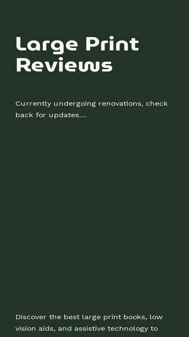 largeprintreviews.com