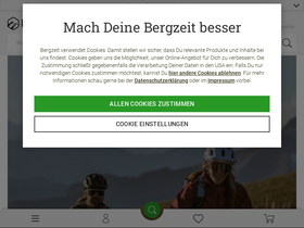 'bergzeit.at' screenshot