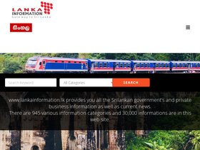'lankainformation.lk' screenshot