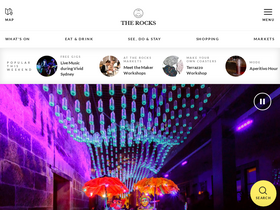 'therocks.com' screenshot