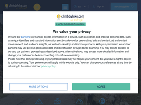 'climbbybike.com' screenshot