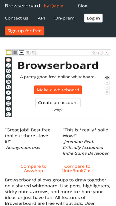 Browserboard - Online Whiteboard