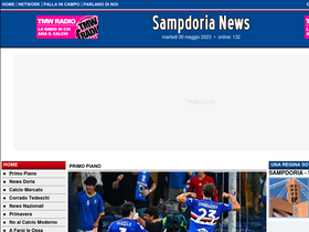 'sampdorianews.net' screenshot