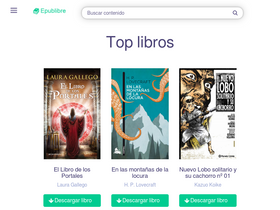 'epublibre.gratis' screenshot