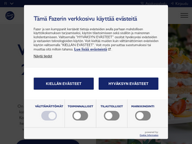 'fazer.fi' screenshot