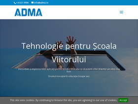 'adma.ro' screenshot