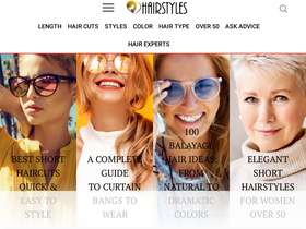 'lovehairstyles.com' screenshot